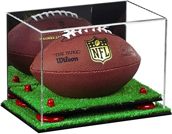 Mini football case for sale on Better Display Cases