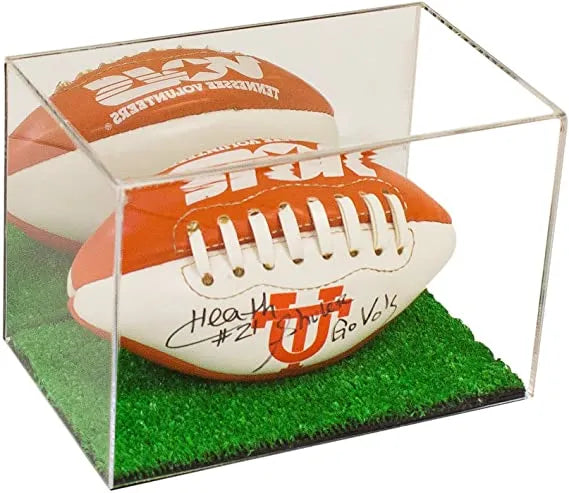 Mini football case for sale on Better Display Cases