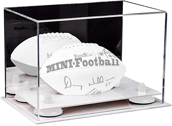 Case for mini football for sale on Better Display Cases