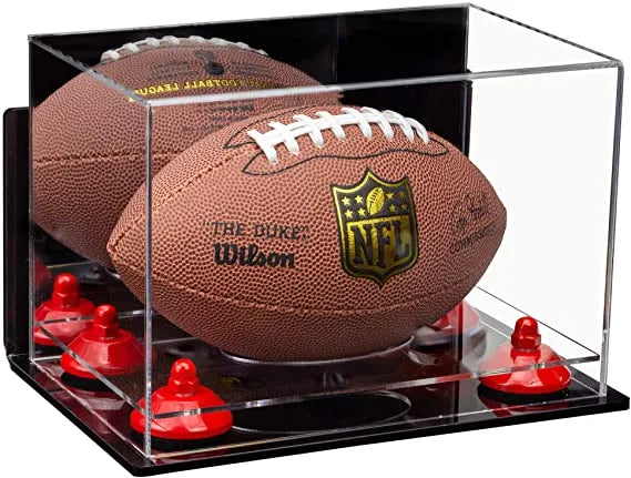 Mini football case for sale on Better Display Cases