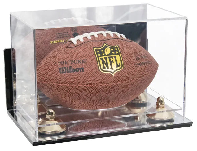 Mini football case for sale on Better Display Cases