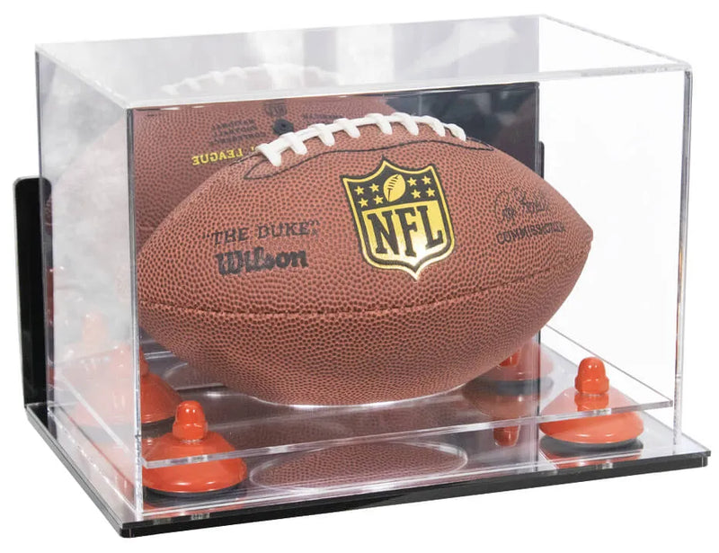 Mini football case for sale on Better Display Cases