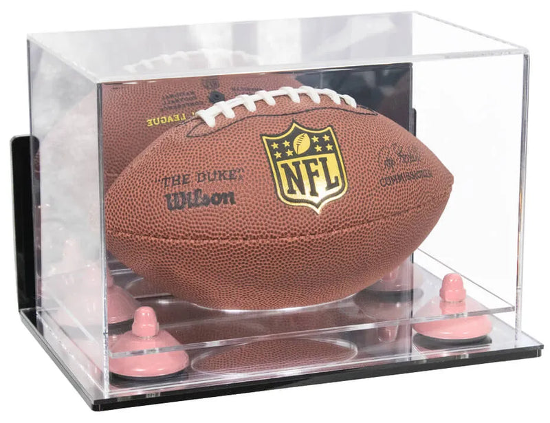 Mini football case for sale on Better Display Cases