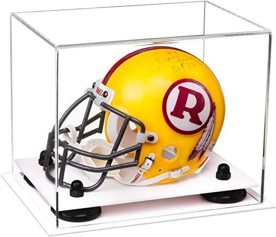 mini football helmet display case for sale at better display cases