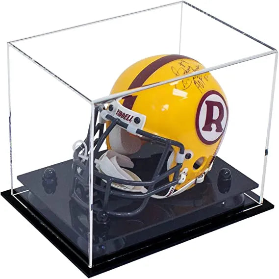 mini football helmet display case for sale at better display cases