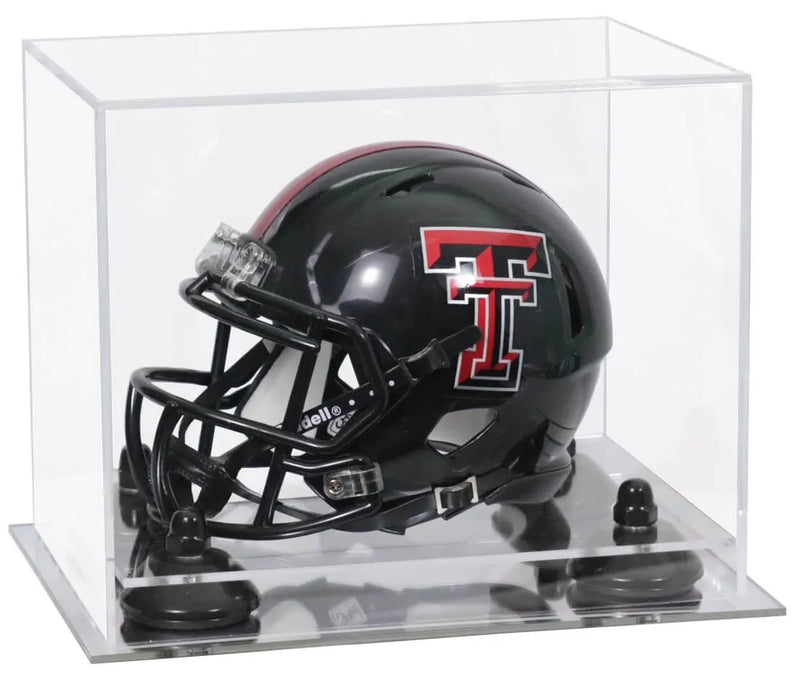 mini football helmet display case for sale at better display cases