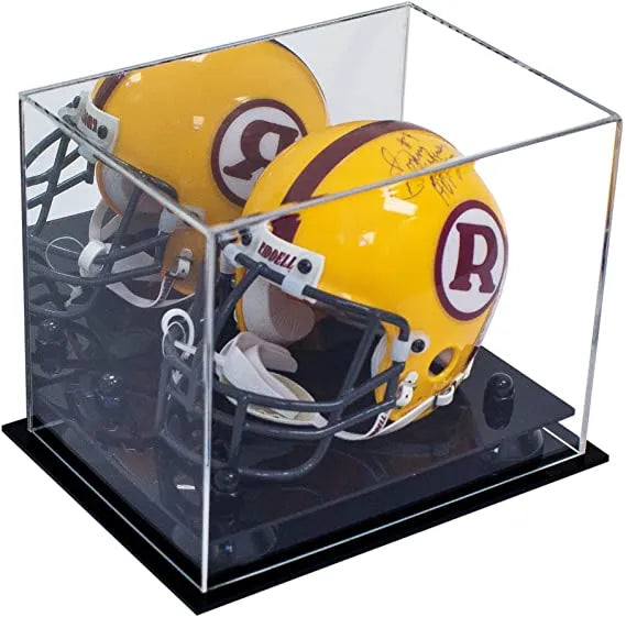 mini football helmet display case for sale at better display cases