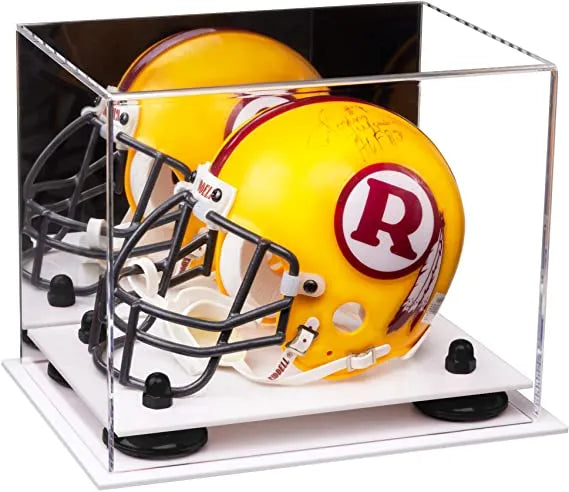 helmet display case for sale at better display cases