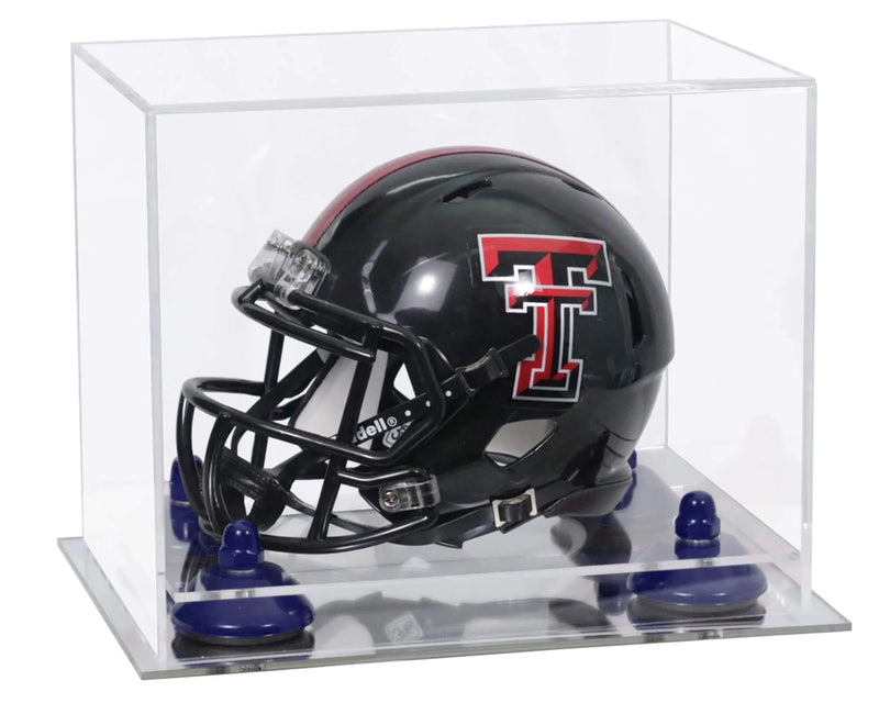 mini football helmet display case for sale at better display cases