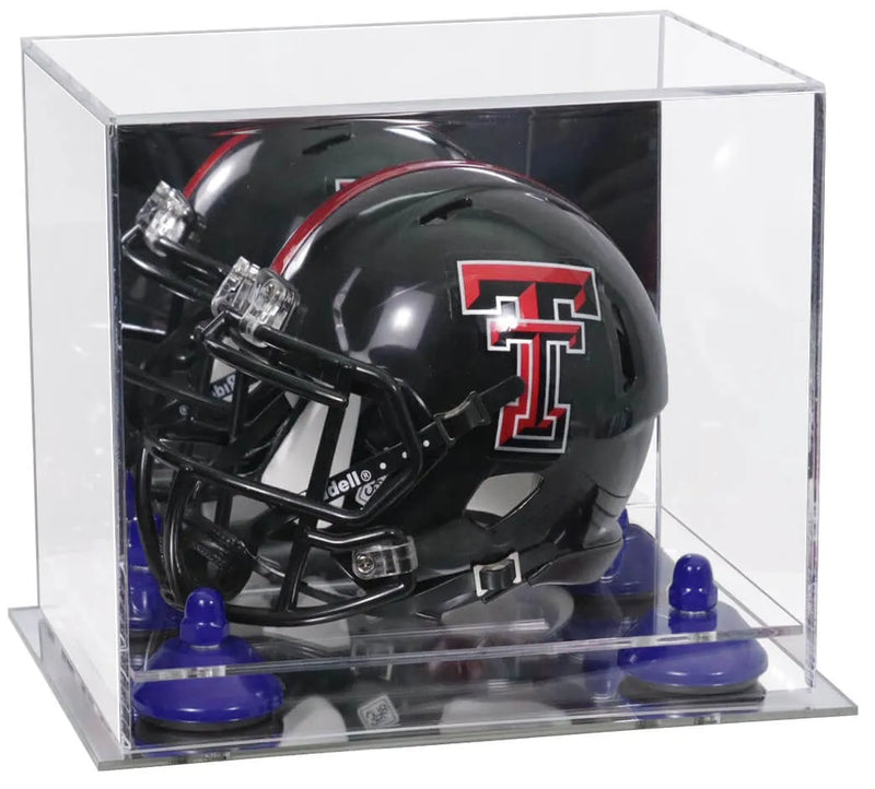 mini football helmet display case for sale at better display cases