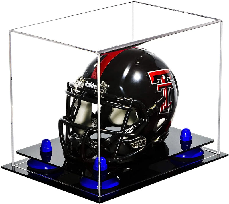 mini football helmet display case for sale at better display cases