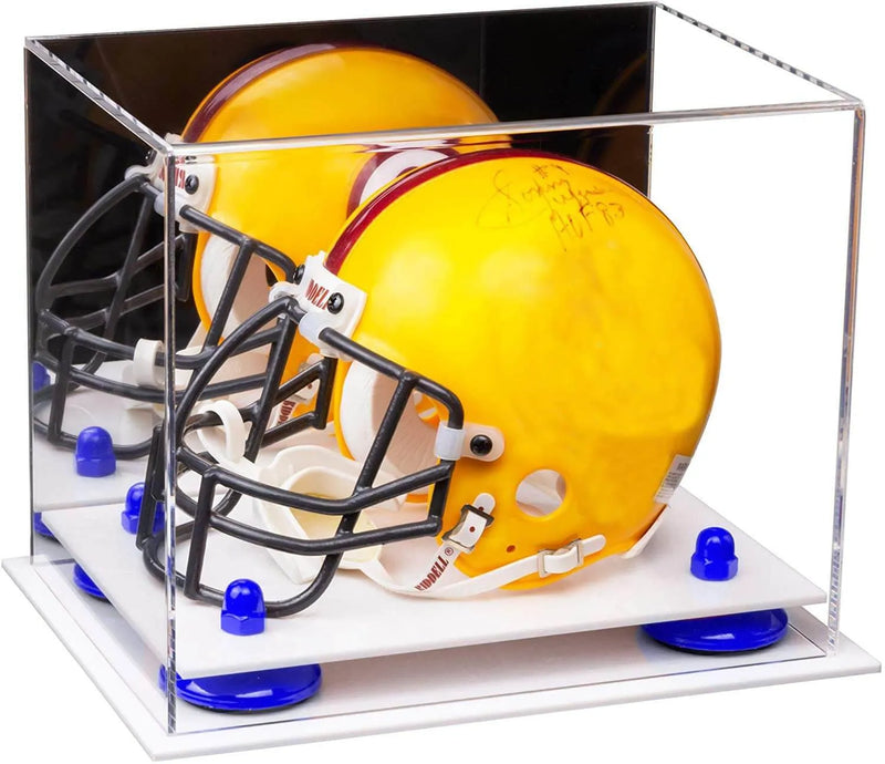 helmet display case for sale at better display cases