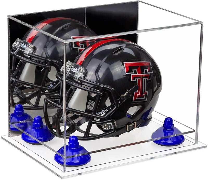 mini football helmet display case for sale at better display cases