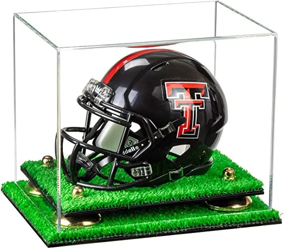 mini football helmet display case for sale at better display cases