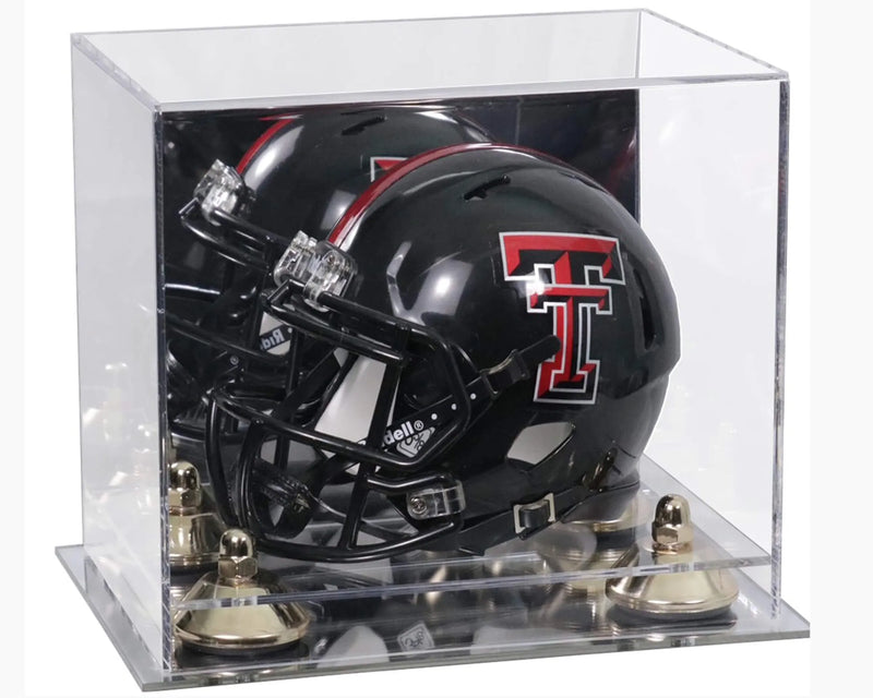 mini football helmet display case for sale at better display cases