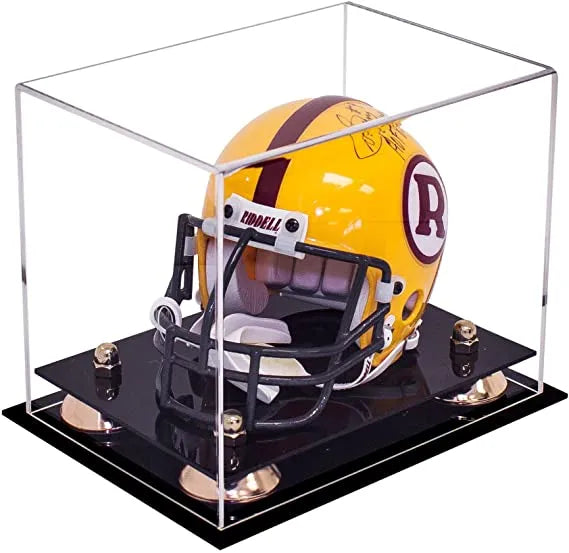 mini football helmet display case for sale at better display cases