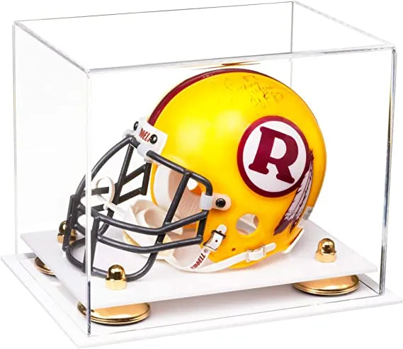 mini football helmet display case for sale at better display cases