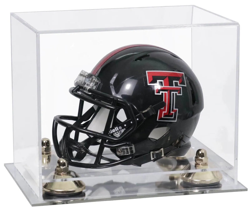 mini football helmet display case for sale at better display cases