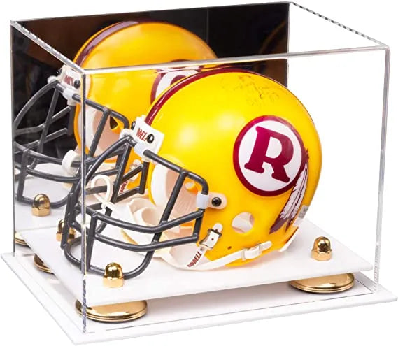 helmet display case for sale at better display cases