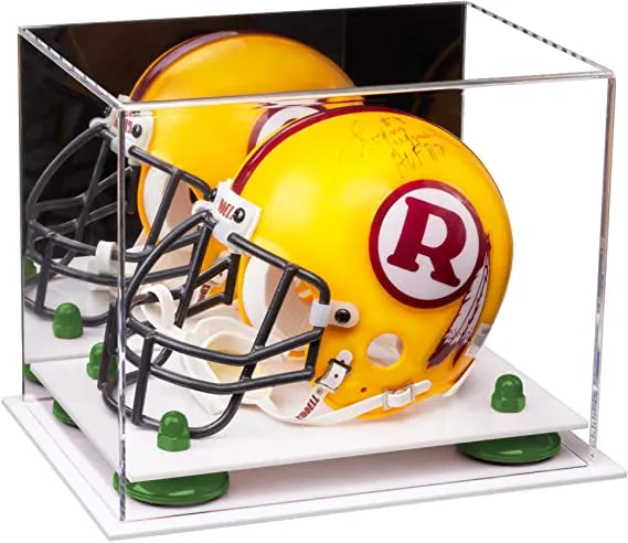 mini football helmet display case for sale at better display cases