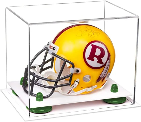 mini football helmet display case for sale at better display cases