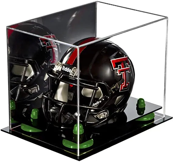 mini football helmet display case for sale at better display cases