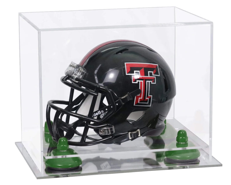 mini football helmet display case for sale at better display cases