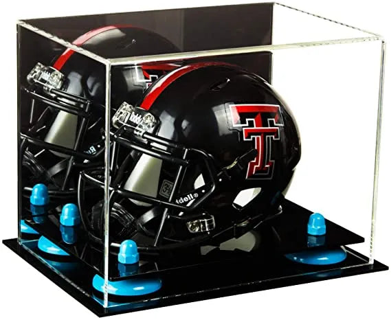 mini football helmet display case for sale at better display cases