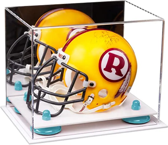 helmet display case for sale at better display cases