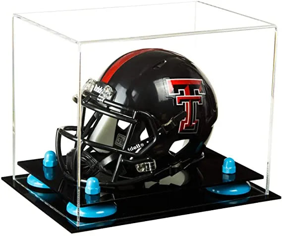 mini football helmet display case for sale at better display cases