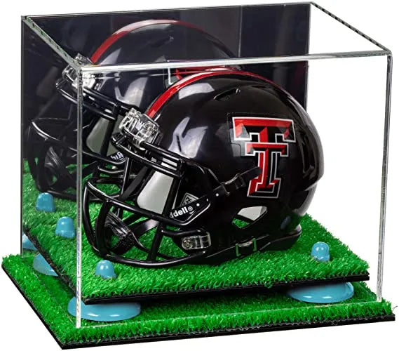 helmet display case for sale at better display cases