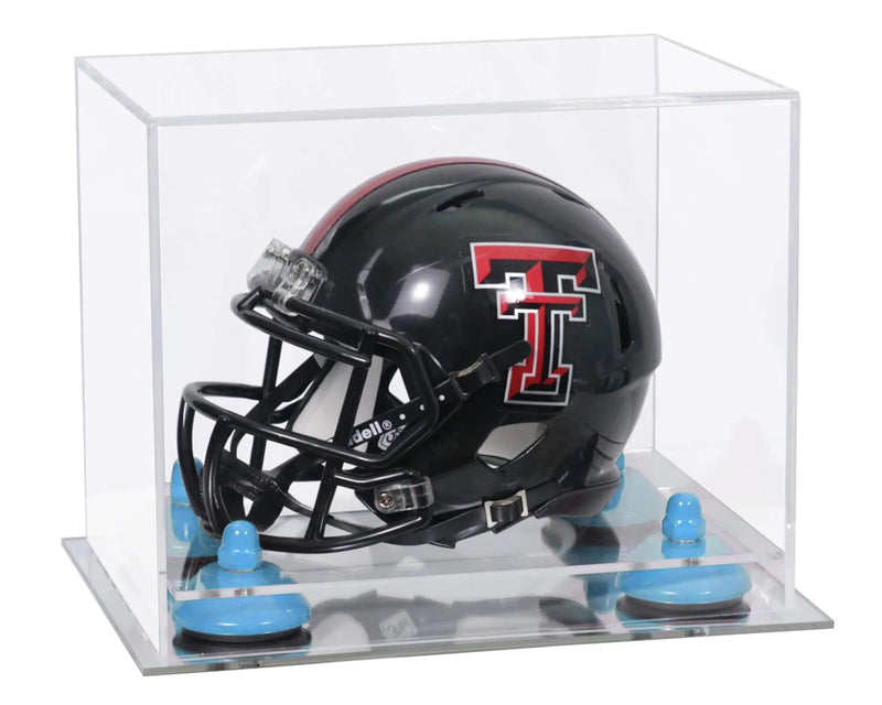 mini football helmet display case for sale at better display cases