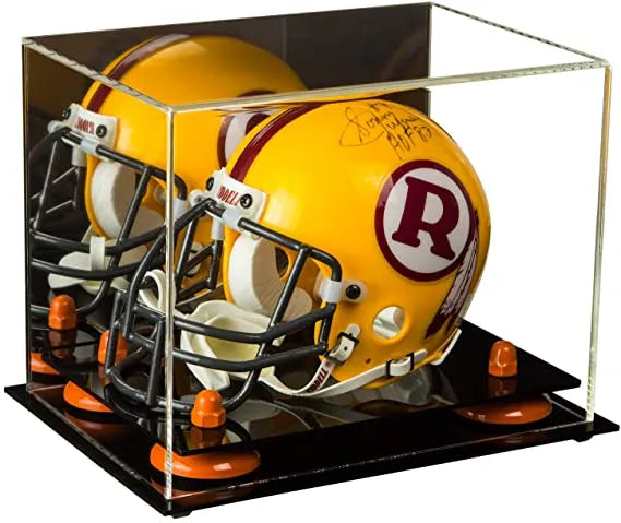 mini football helmet display case for sale at better display cases