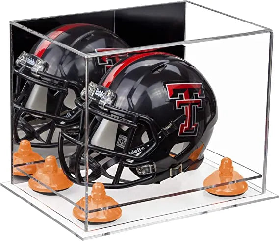 mini football helmet display case for sale at better display cases