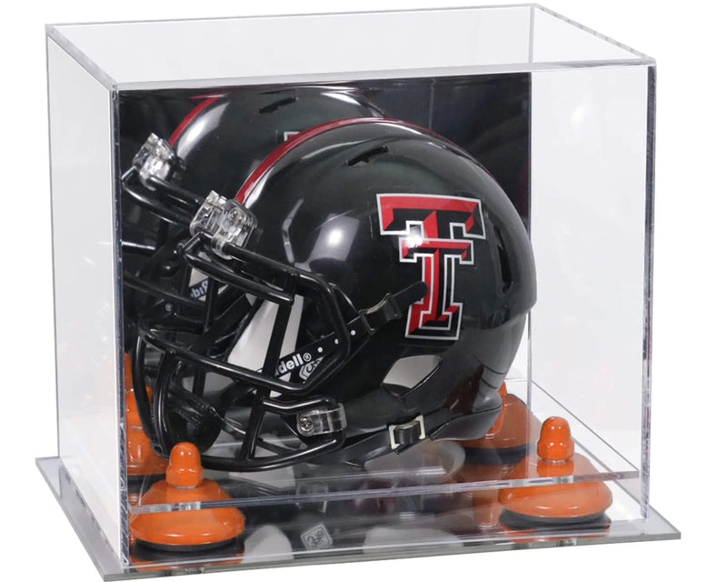 mini football helmet display case for sale at better display cases