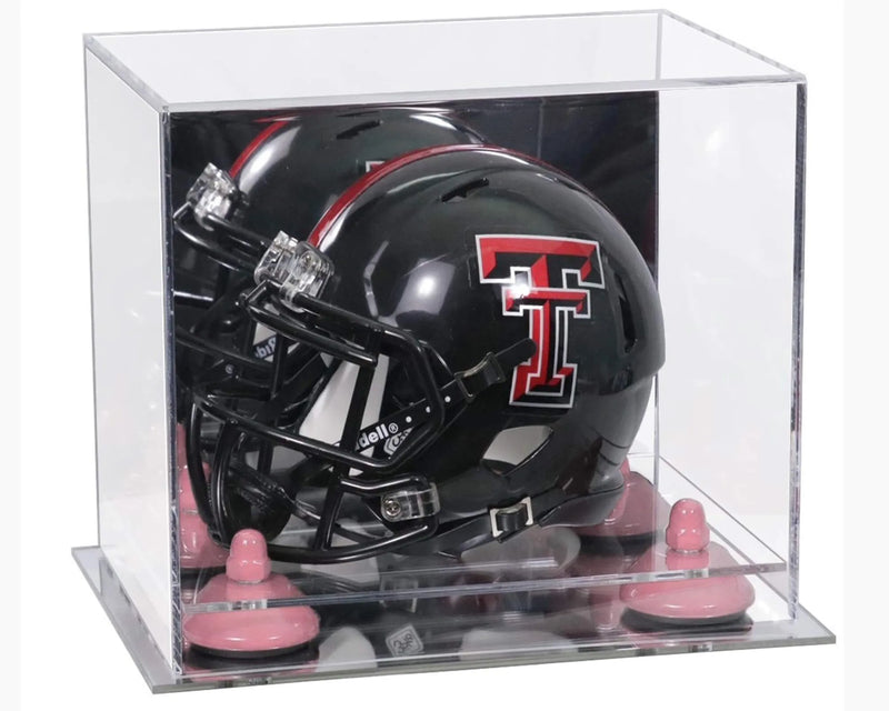 mini football helmet display case for sale at better display cases