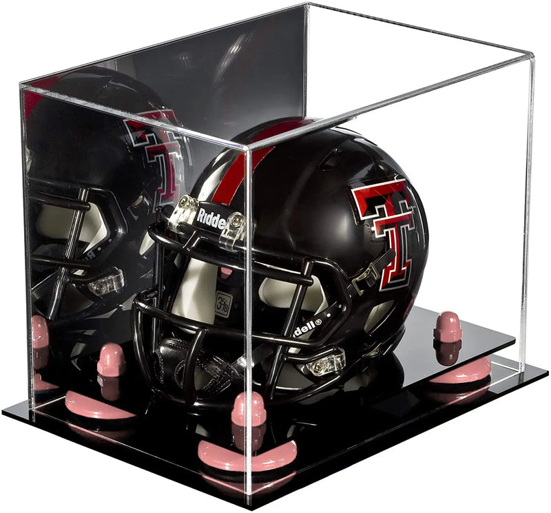 mini football helmet display case for sale at better display cases