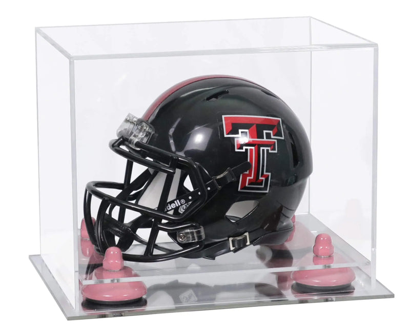 mini football helmet display case for sale at better display cases