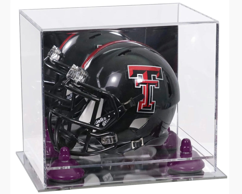 mini football helmet display case for sale at better display cases