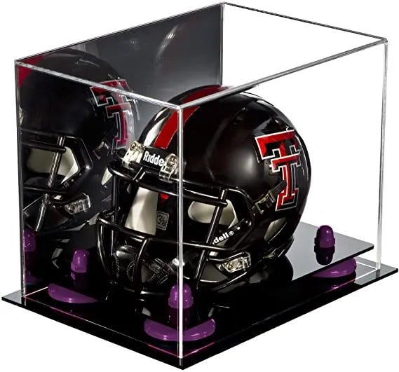 mini football helmet display case for sale at better display cases