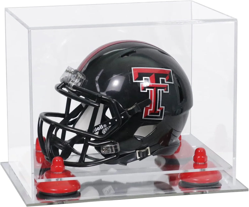 mini football helmet display case for sale at better display cases