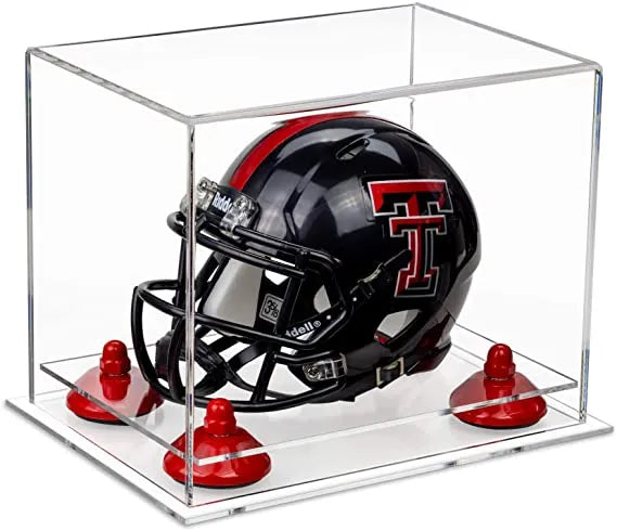 helmet display case for sale at better display cases