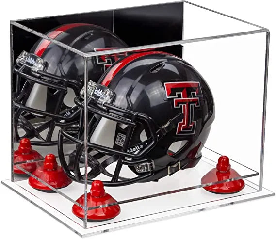 mini football helmet display case for sale at better display cases