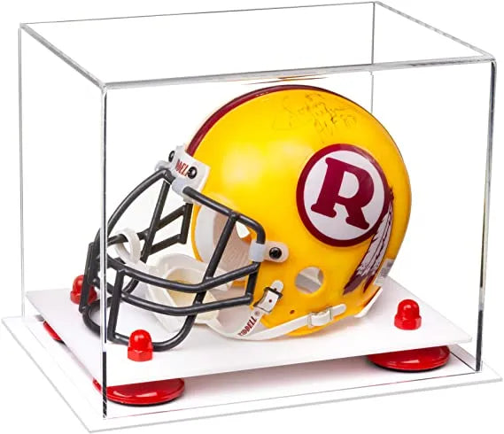 mini football helmet display case for sale at better display cases