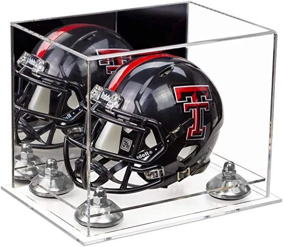 mini football helmet display case for sale at better display cases