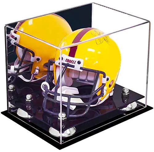 mini football helmet display case for sale at better display cases