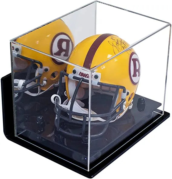 mini football helmet display case for sale at better display cases