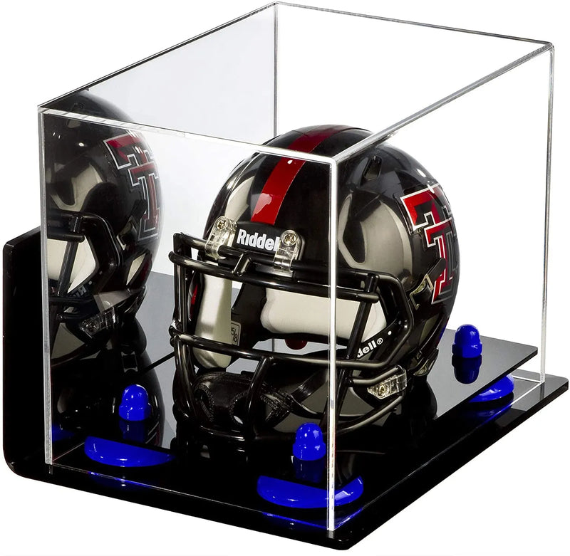 mini football helmet display case for sale at better display cases