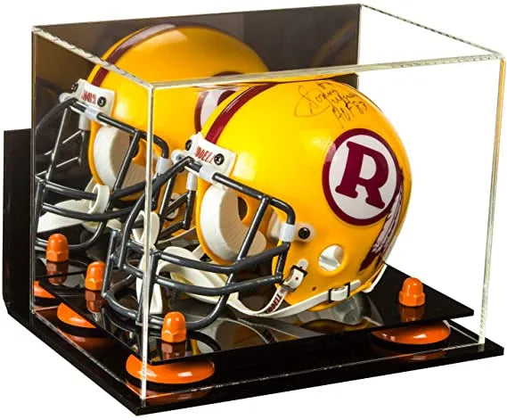 mini football helmet display case for sale at better display cases