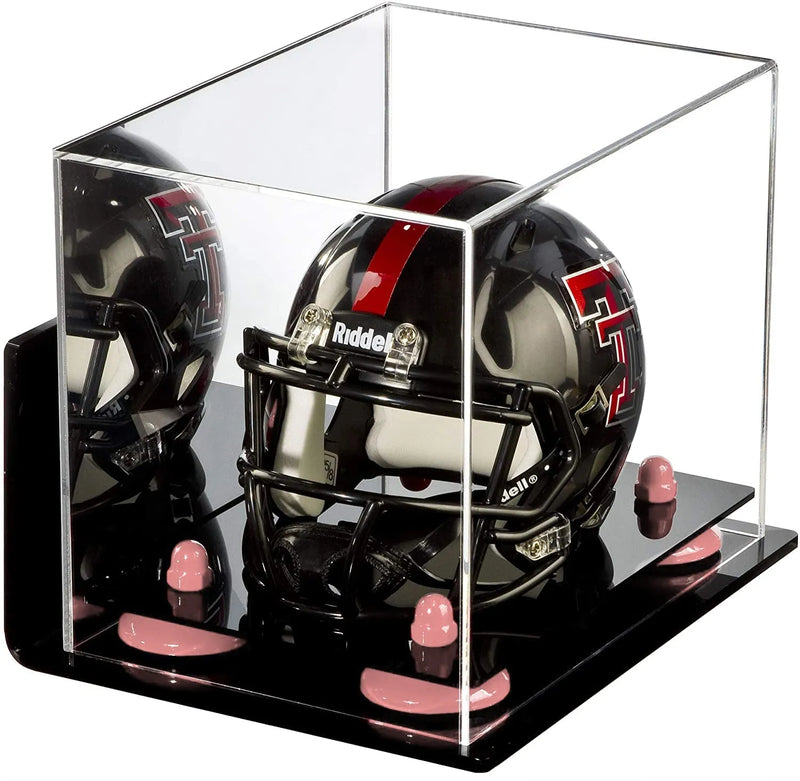 mini football helmet display case for sale at better display cases